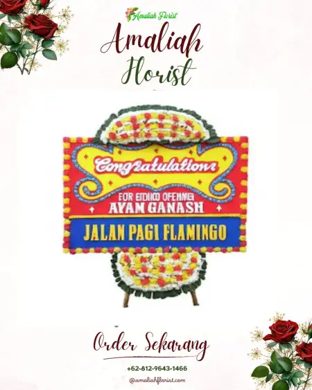 Sewa Papan Bunga Kempleng
